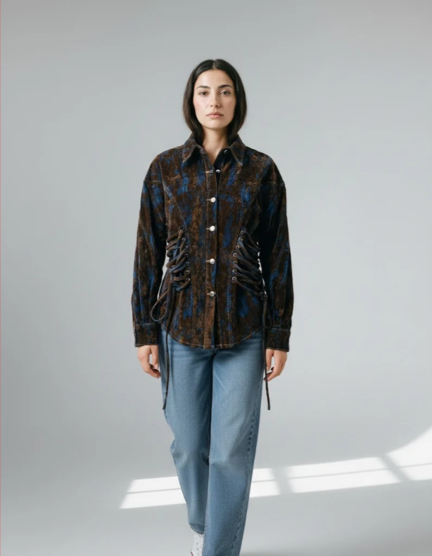 Rust Denim Jacket