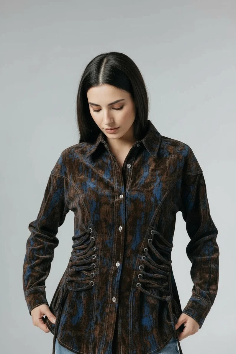 Rust Denim Jacket