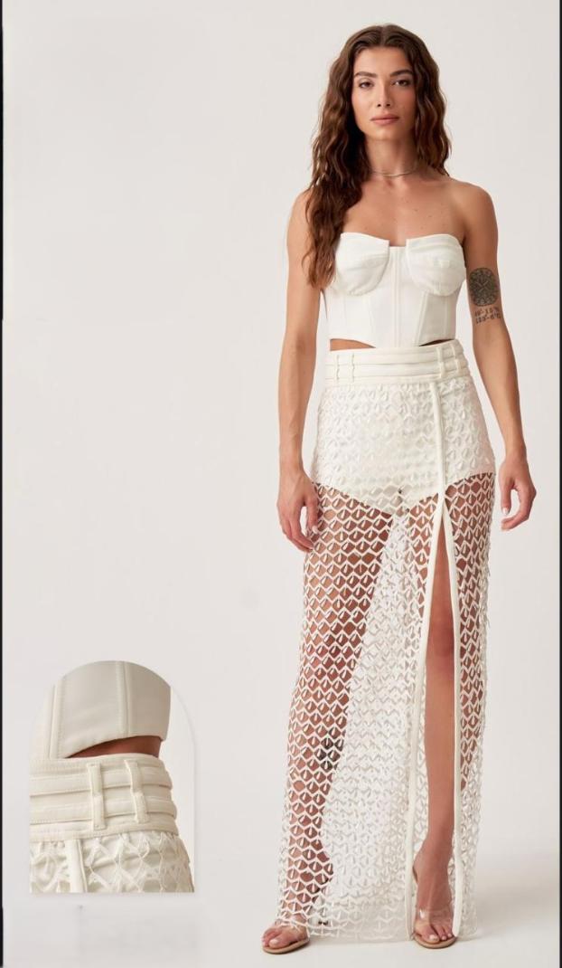 Set of Blouse and Skirt