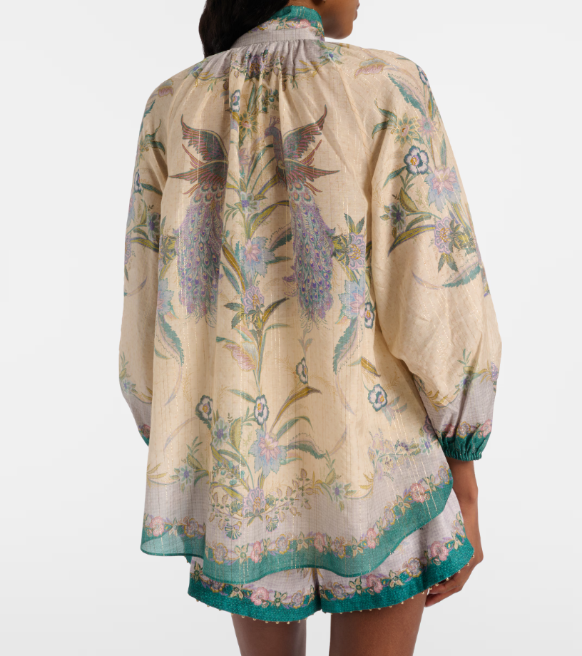 Enchanted Meadow Blouse & Shorts Set