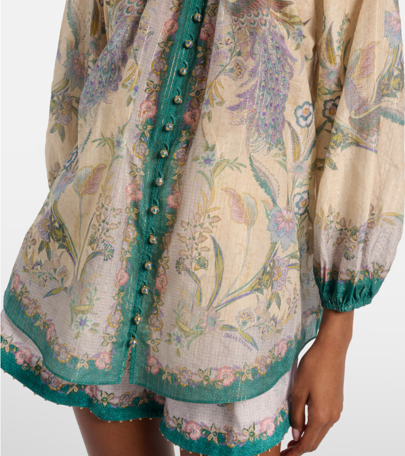 Enchanted Meadow Blouse & Shorts Set