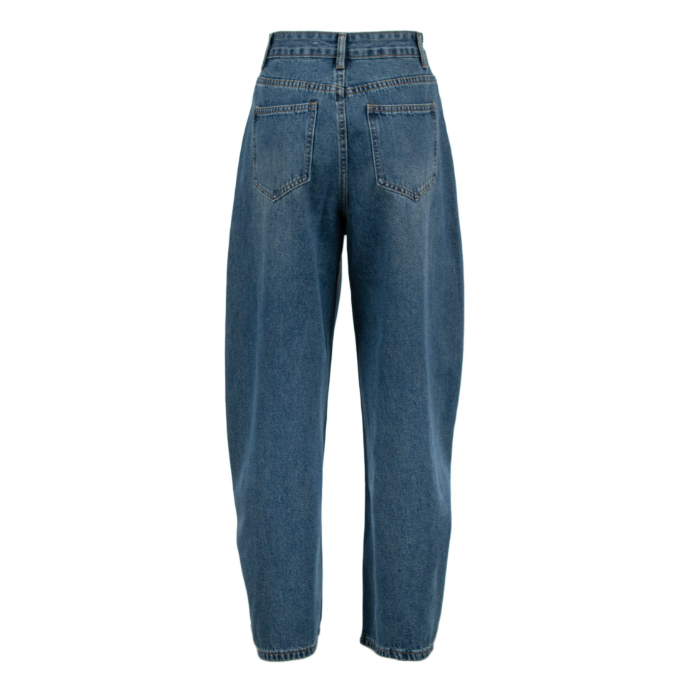 Pearl Bow Barrel Jeans