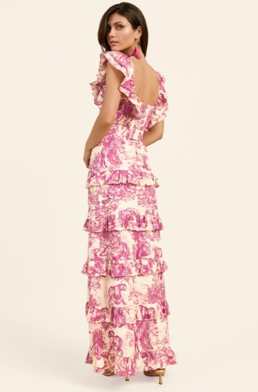 Blush Garden Maxi Dress