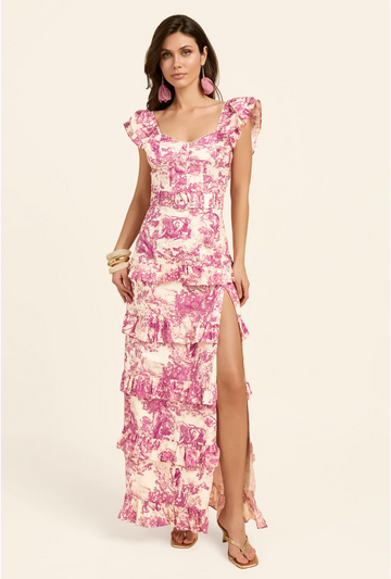 Blush Garden Maxi Dress