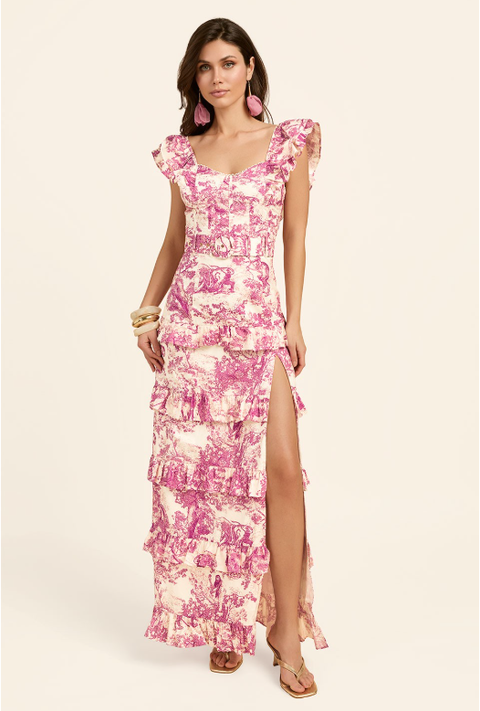 Blush Garden Maxi Dress