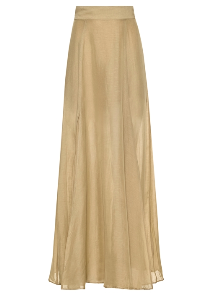 Golden Linen Two-Piece Set