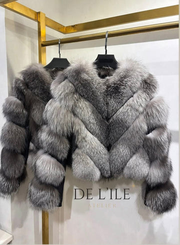CAESAR FOX FUR COAT