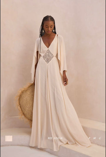 Ivory Serenity Embellished Gown