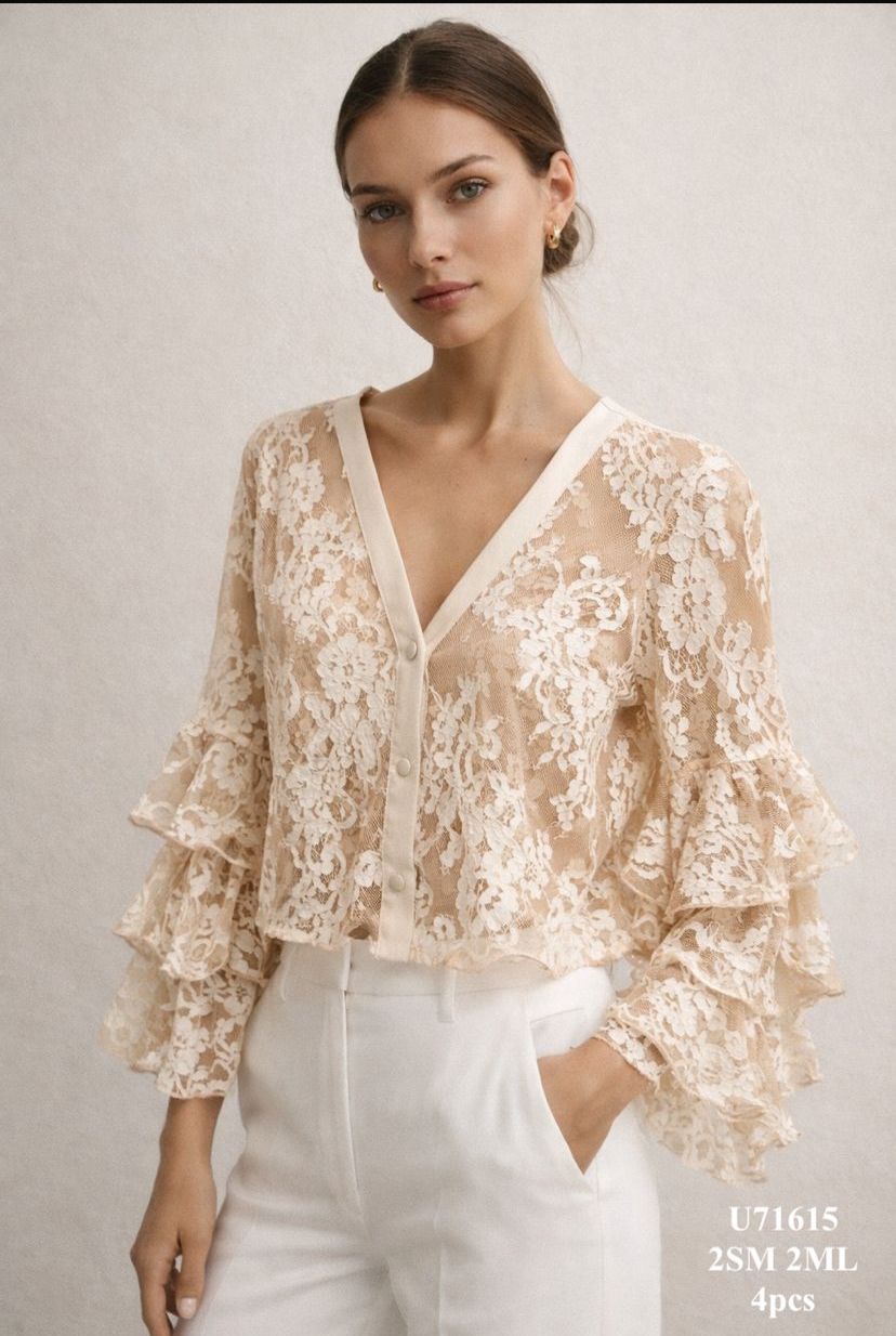 Ivory Lace Whisper Top
