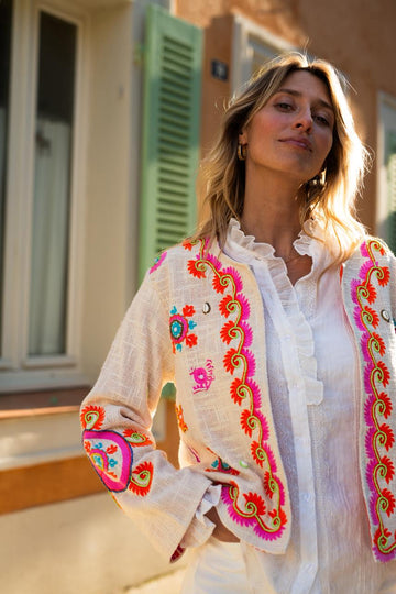 Embroidered Elegance Jacket