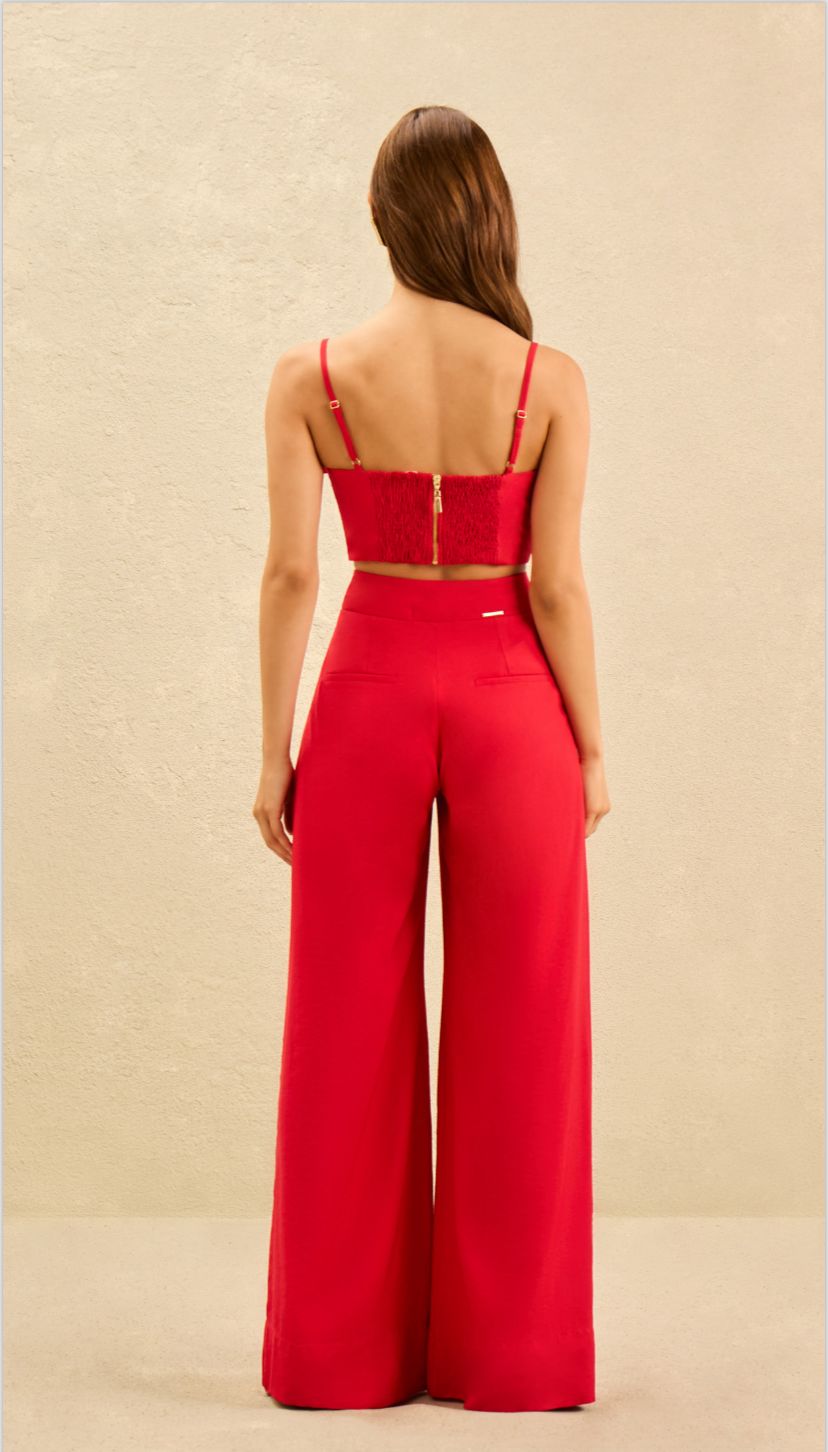 Scarlet Bloom Co-Ord Set
