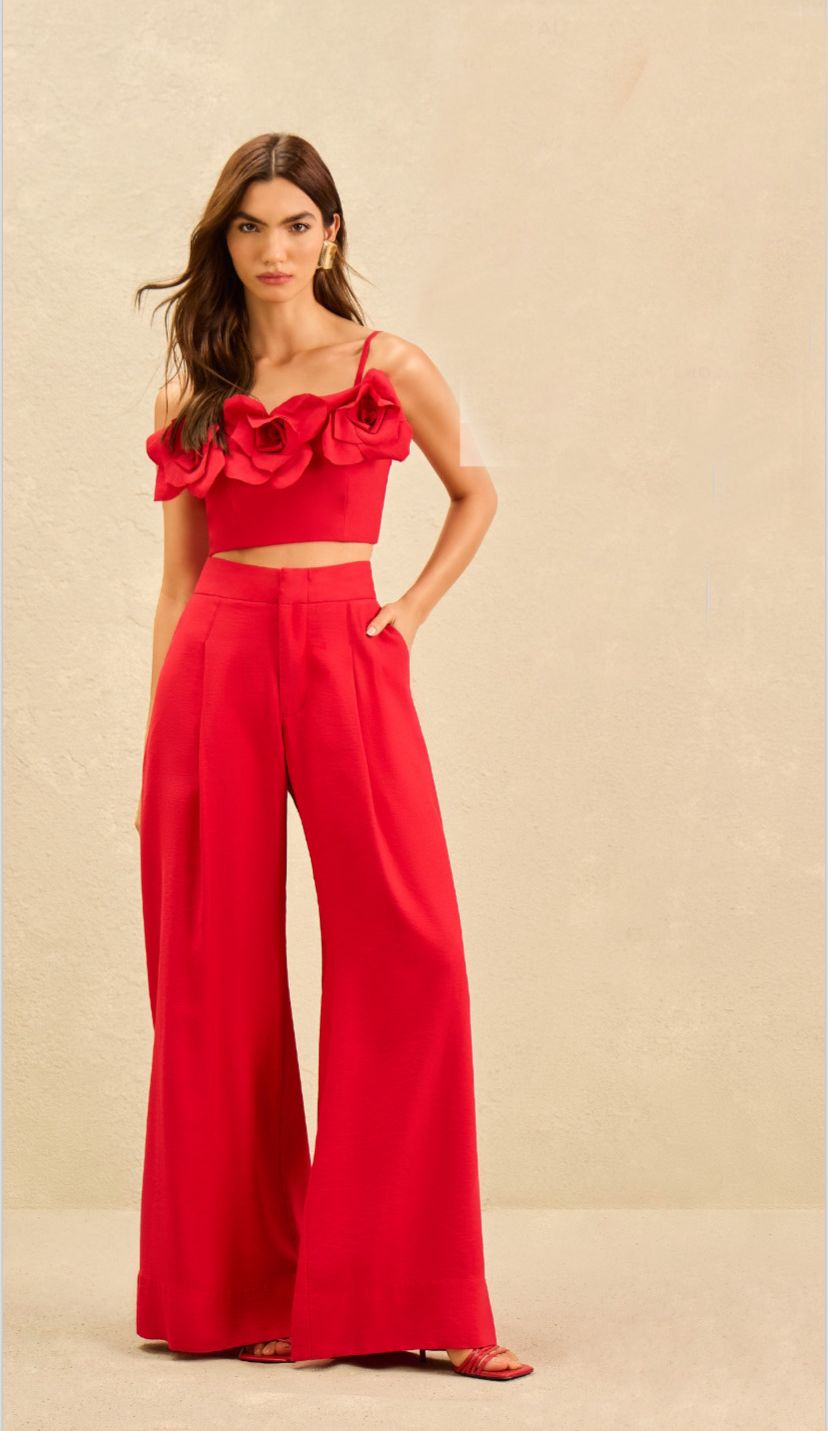 Scarlet Bloom Co-Ord Set