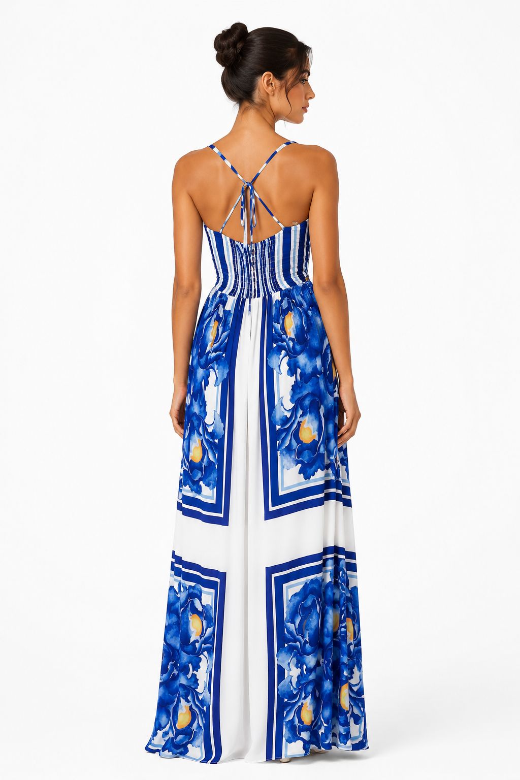 Ocean Bloom Maxi Dress