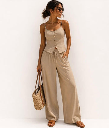Sahara Linen Cami Co-ord Set