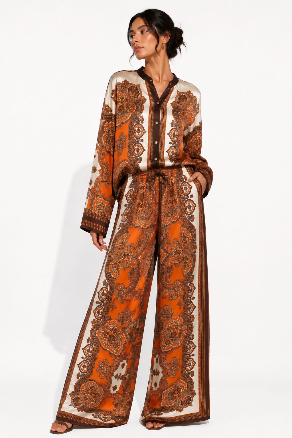 Istanbul Nights Satin Co-Ord Set
