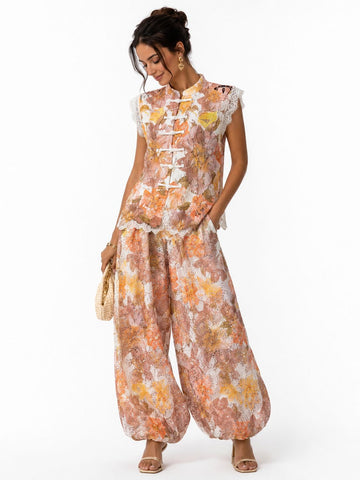 Blossom Dynasty Lace Co-ord Se