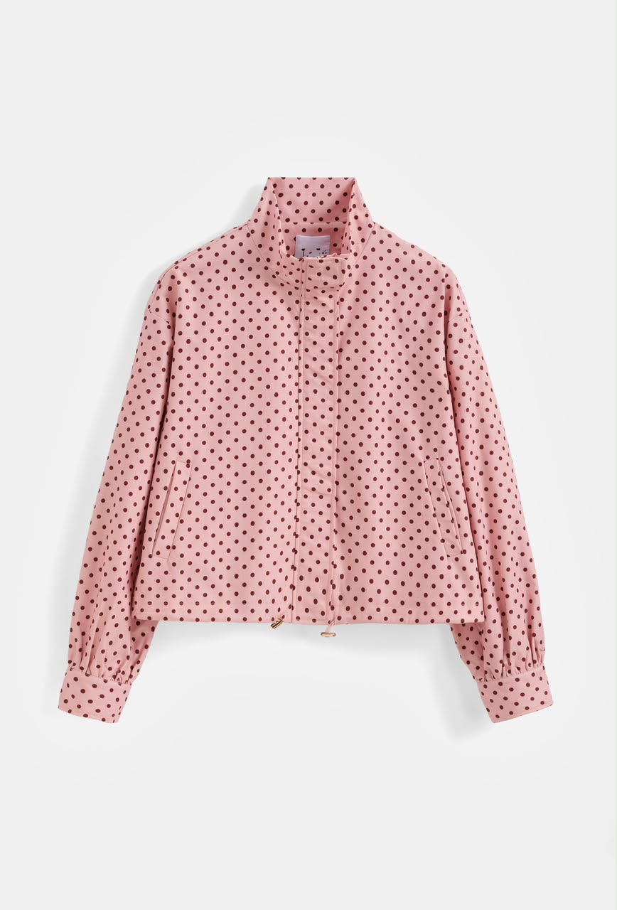 Petal Polka Cropped Jacket