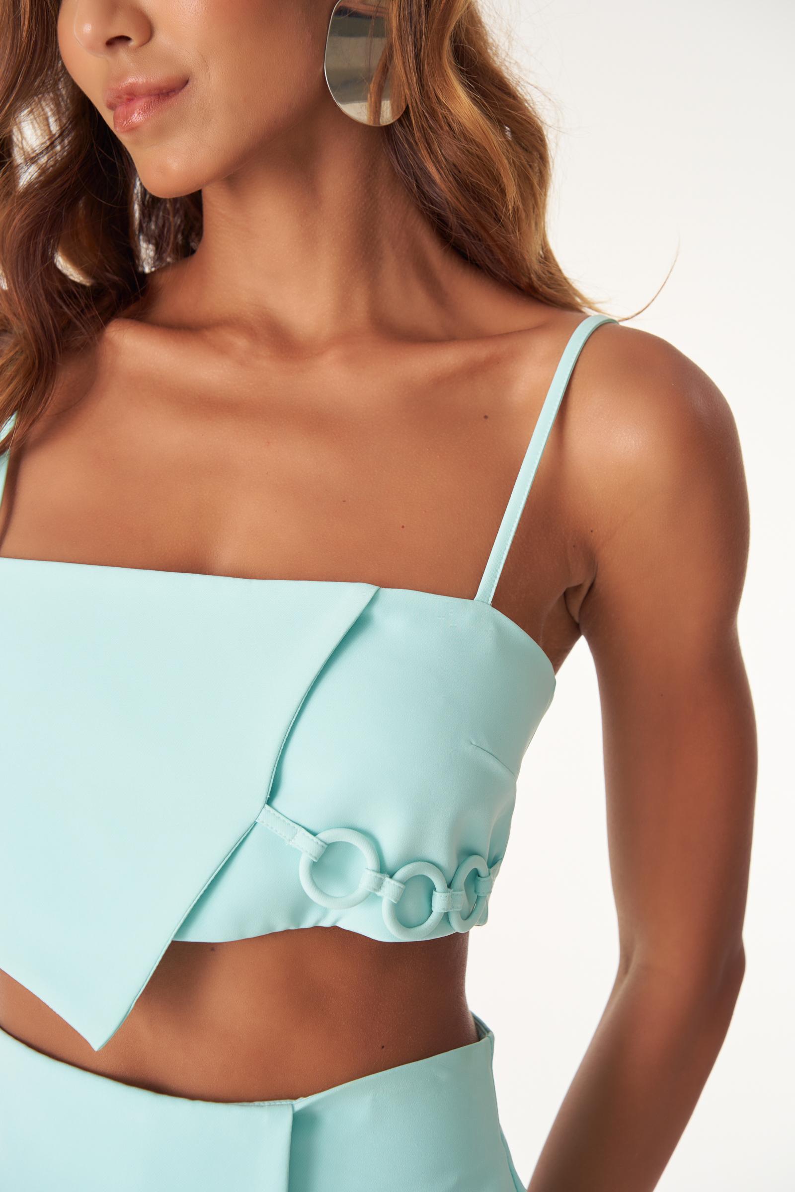Aqua Edge Co-Ord Set