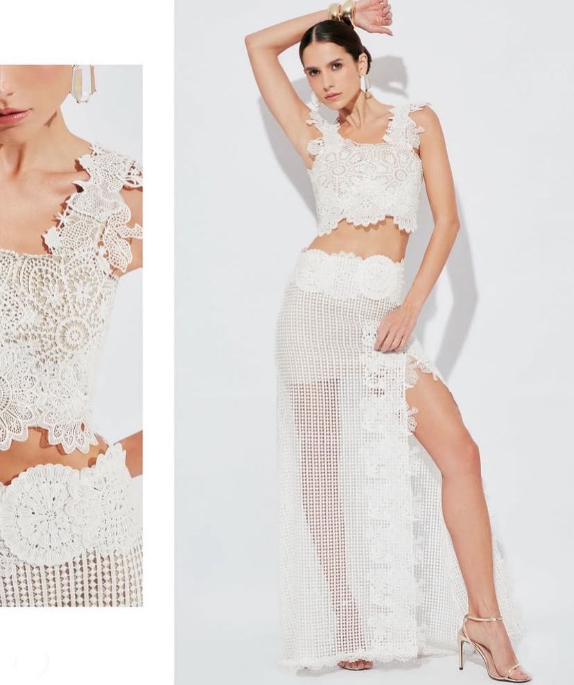 Lvory Coast Lace Set
