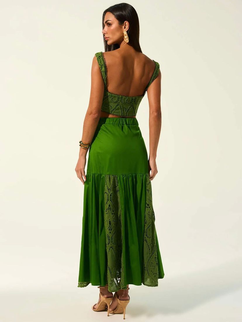 Emerald Grace Lace Set