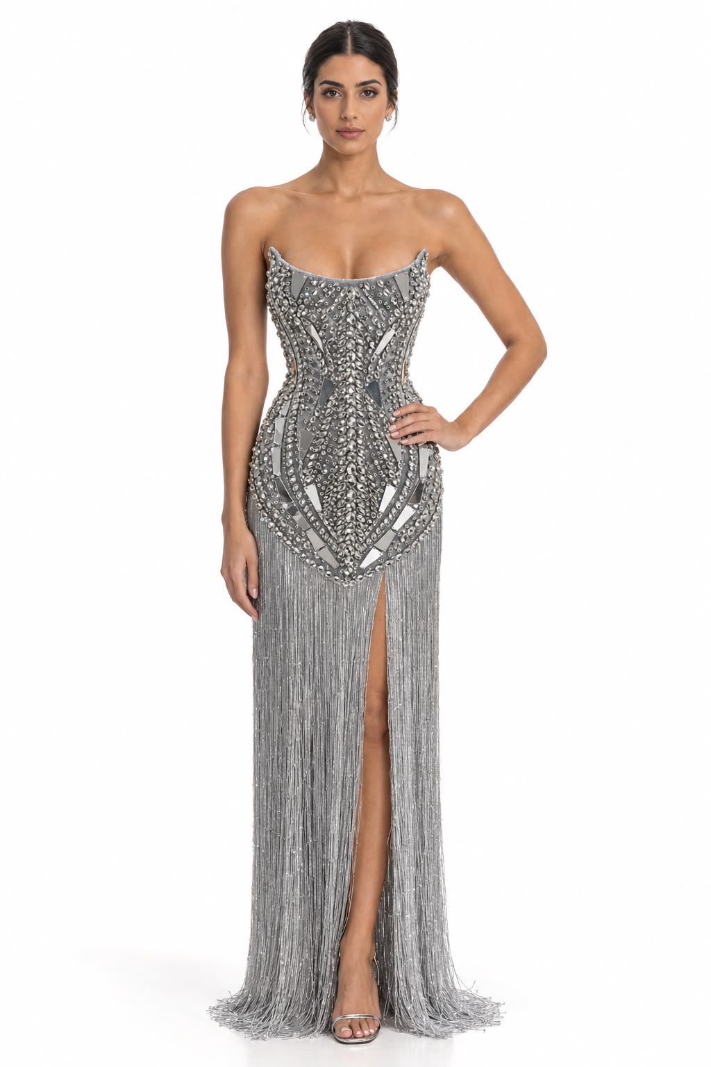 The Argent Siren Gown